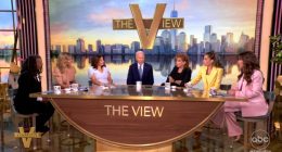 Screenshot of President Biden appearing on The View.