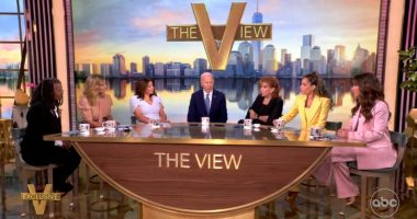 Screenshot of President Biden appearing on The View.