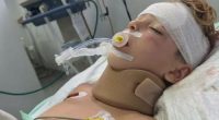An eight-year-old boy is in intensive care at Denpasar Hospital after a horror quad bike accident in Bali.