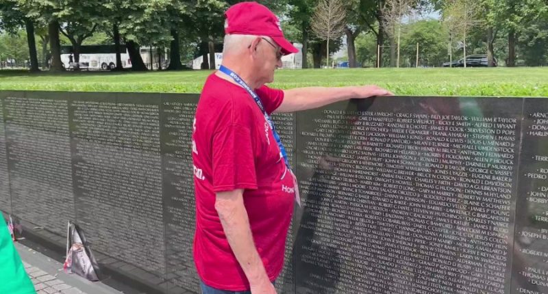 'I had my doubts about going': Dieterich veteran receives special surprise during Honor Flight
