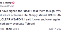'Immediately evacuate Tehran': Trump's chilling social media warning