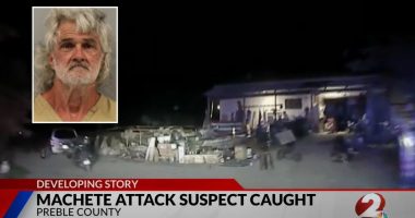 'Oh my god, I'm hit': Dad throws machete at motorcycle driver he thought was daughter's ex-boyfriend, killing woman passenger, deputies say