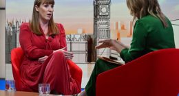 Angela Rayner on BBC's Sunday with Laura Kuenssberg.