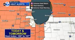 Chicago weather LIVE: Heat Advisory for area, Extreme Heat Warning for all of Cook County Saturday, heat index in 100s in forecast