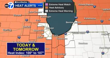 Chicago weather LIVE: Heat Advisory for area, Extreme Heat Warning for all of Cook County Saturday, heat index in 100s in forecast