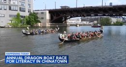 2025 Chicago Dragon Boat Race for Literacy held in Chinatown by Chinatown Chamber of Commerce