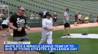 30 children, young adults with disabilities get chance to play at Rate Field through Chicago White Sox, Miracle League of Joliet