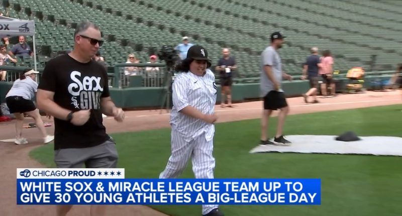 30 children, young adults with disabilities get chance to play at Rate Field through Chicago White Sox, Miracle League of Joliet