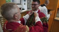 A US diocese defies trends and ordains its largest class of Catholic priests in decades