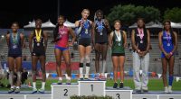 Triple jump medal ceremony podium.