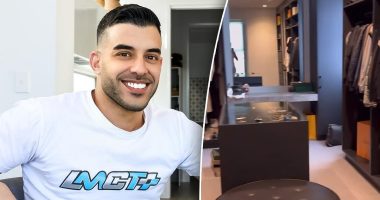 Adrian Portelli turns his designer wardrobe into a bulletproof bunker