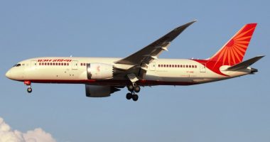 Air India Boeing 787 Dreamliner aircraft in flight.