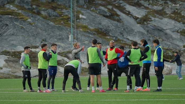 All day and all night, Greenlanders revel in 24-hour sunlight to play soccer
