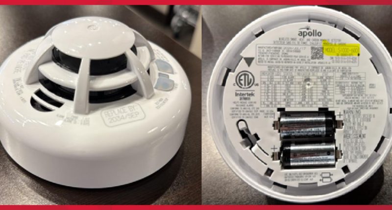 Apollo America recalls smoke and carbon monoxide detectors