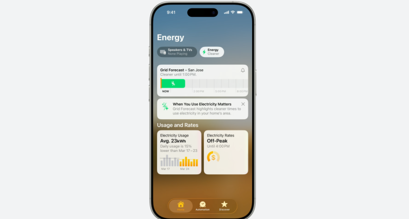 Apple Home is expanding its energy management features 