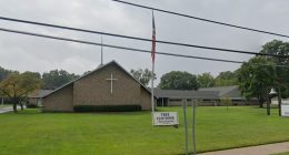 Armed gunman shot dead after opening fire at Sunday church service