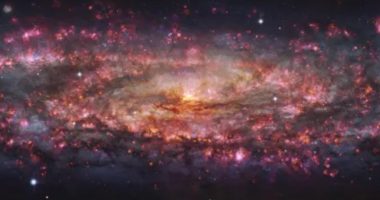 Astronomers create dazzling, elaborate map of nearby galaxy