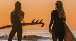 Surfwear promoted by online retailer SurfStitch.