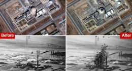 Before and after photos of Iran's Arak heavy water reactor following Israeli airstrike