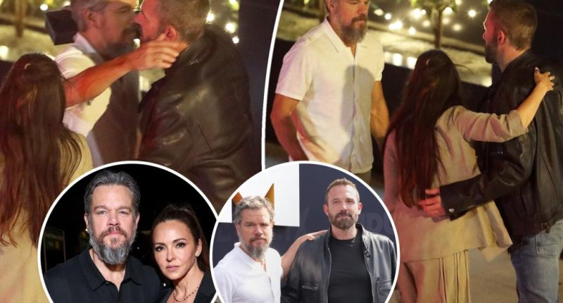 Ben Affleck third wheels dinner date with BFF Matt Damon and wife Luciana Barroso