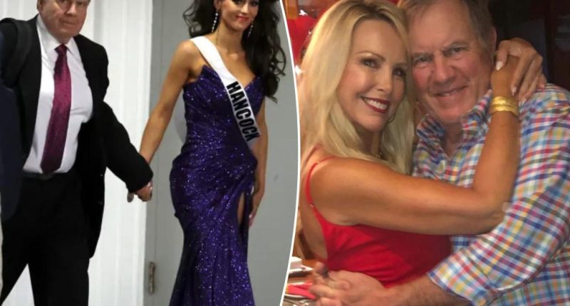 Bill Belichick, Jordon Hudson make surprise appearance after drama with his ex