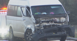 Black ice causes serious multi-car crash in Victoria