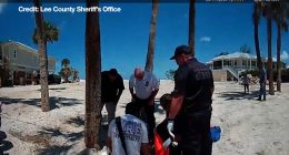Body camera video shows moments after shark attacks 9-year-old in Boca Grande