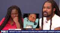 Body of 2-month-old found in crematory owners' home: Parents