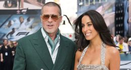 Brad Pitt looks dapper with Ines de Ramon for F1 movie premiere