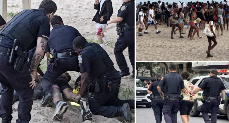 Brawling NYC teens arrested after a wild scene at Coney Island Beach: NYPDÂ 