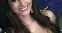 Photo of Bruna Zucco, Miss Photogenic, wearing a crown.