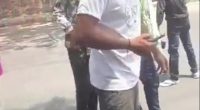 Video still of Vishwash Kumar Ramesh walking away from a crash.