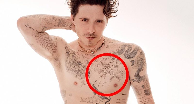 Brooklyn's savage tattoo rebuke to Victoria: ALISON BOSHOFF