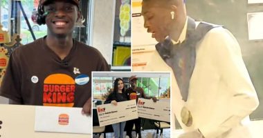 Burger King employee Mykale Baker who rushed to work shift after Georgia high school graduation gifted $10K scholarship from fast-food giant