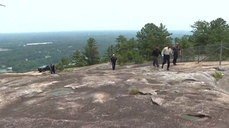 Burned body found on Stone Mountain