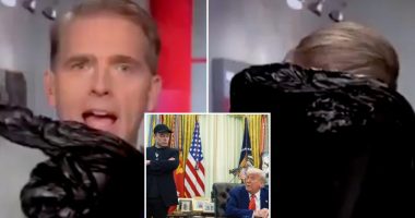 CNN Scott Jennings puts head in trash representing Republicans feelings about Trump-Musk feud