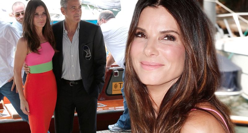 Can't hide their smiles! Sandra Bullock and George Clooney dazzle on the first day of Venice Film Festival