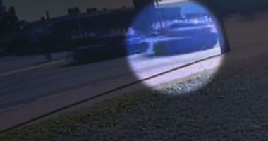Witnesses reported seeing the Mazda driving erratically on the median strip.