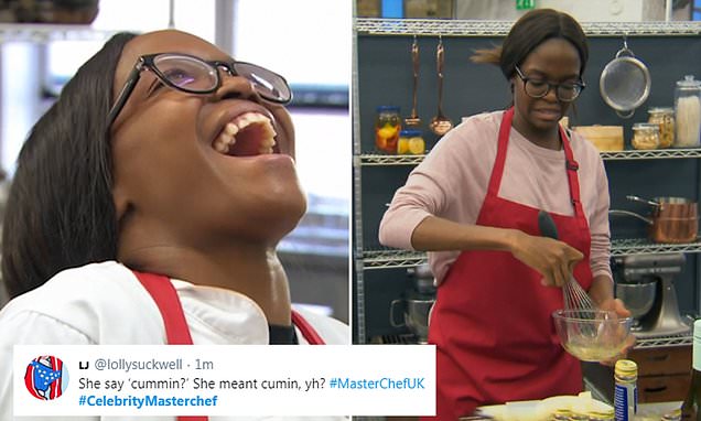 Celebrity MasterChef viewers are left in stitches over 'cumin'