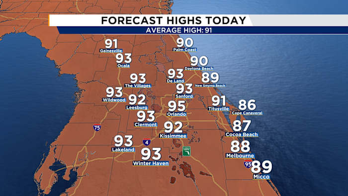 Central Florida, get ready to feel the heat