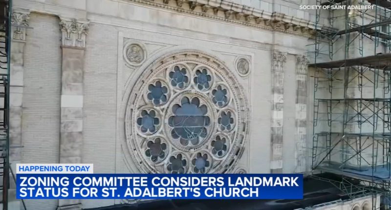 Chicago City Council committee approves landmark status for St. Adalbert's Church in Pilsen