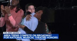 Chicago, Frankfort teens to compete in 2025 Jimmy Awards Monday night, representing Illinois, Broadway in Chicago