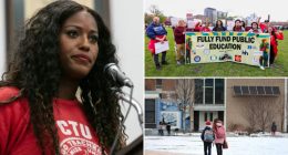 Chicago Teachers Union President Stacy Davis Gates suggests children belong to school system