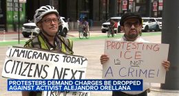 Chicago protesters oppose ICE, Alejandro Orellana charges; Rep. Raja Krishnamoorthi introduces bill to limit military deployments