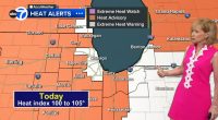 Chicago weather forecast: Extreme Heat Warning continues for Cook County Monday