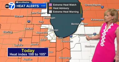 Chicago weather forecast: Extreme Heat Warning continues for Cook County Monday