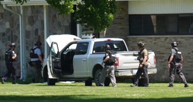 Churchgoers kill man trying to commit mass shooting during service