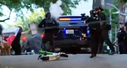 Coast-to-coast anti-ICE chaos caught on camera