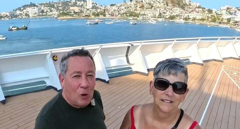 Couple ditech small-town to travel world on a cruise for shock price