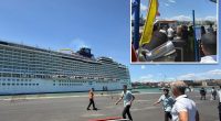 Cruise passenger blown into water, injured after ship detaches from pier